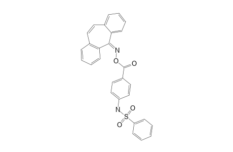 O-(4-PHENYLSULFONAMIDO-BENZOYL)-5-OXIMINO-5H-DIBENZO-[A,D]-CYCLOHEPTENE