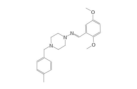 N-[(E)-(2,5-dimethoxyphenyl)methylidene]-4-(4-methylbenzyl)-1-piperazinamine