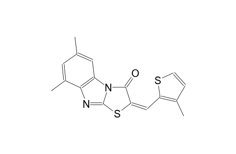 thiazolo[3,2-a]benzimidazol-3(2H)-one, 6,8-dimethyl-2-[(3-methyl-2-thienyl)methylene]-, (2E)-