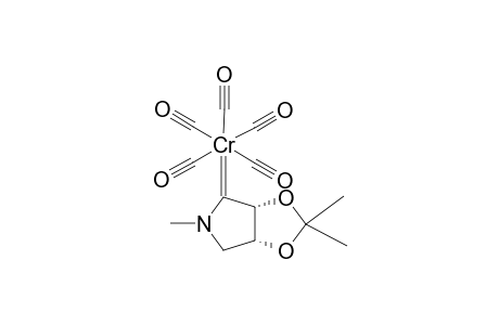 PENTACARBONYL-[1,4-DIDEOXY-2,3-O-ISOPROPYLIDENE-1,4-(METHYLIMINO)-D-ERYTHRO-FURANOSYLIDENE]-CHROMIUM