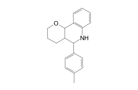 5-(4-methylphenyl)-3,4,4a,5,6,10b-hexahydro-2H-pyrano[3,2-c]quinoline