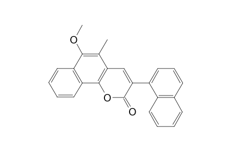 6-Methoxy-5-methyl-3-(naphthalene-1-yl)-2H-benzo[h]chromen-2-one