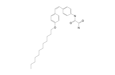 N-[4-[(Z)-2-(4-lauryloxyphenyl)vinyl]phenyl]oxamide