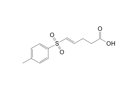 (E)-5-(4-methylphenyl)sulfonyl-4-pentenoic acid