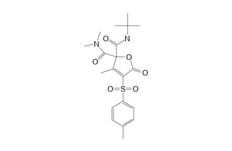 N-TERT.-BUTYL-N,N,3-TRIMETHYL-5-OXO-4-TOSYL-FURAN-2,2(5H)-DICARBOXAMIDE