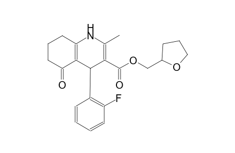3-quinolinecarboxylic acid, 4-(2-fluorophenyl)-1,4,5,6,7,8-hexahydro-2-methyl-5-oxo-, (tetrahydro-2-furanyl)methyl ester
