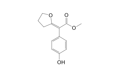 (Dihydrofuran-2-ylidene)(p-hydroxyphenyl)acetic Acid Methyl Ester