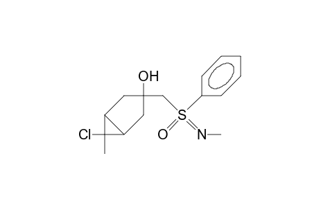 (1R,2S,5R,SS)-N-Methyl-S-(endo-hydroxy-6-methyl-6-chloro-bicyclo(3.1.0)hexyl-2-methyl)-S-phenylsulfoxime