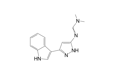N'-(3-(1H-indol-3-yl)-1H-pyrazol-5-yl)-N,N-dimethylformimidamide