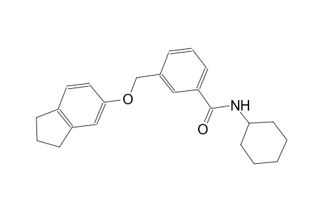 N-cyclohexyl-3-[(2,3-dihydro-1H-inden-5-yloxy)methyl]benzamide