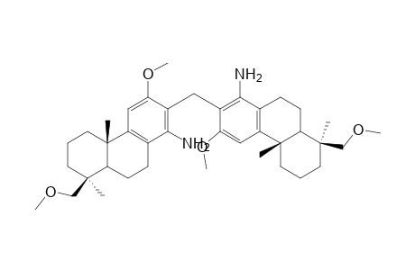 13,13'-methylenebis(12,19-dimethoxypodocarpa-8,11,13-trien-14-amine)