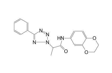 N-(2,3-Dihydro-benzo[1,4]dioxin-6-yl)-2-(5-phenyl-tetrazol-2-yl)-propionamide