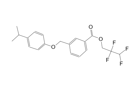2,2,3,3-tetrafluoropropyl 3-[(4-isopropylphenoxy)methyl]benzoate