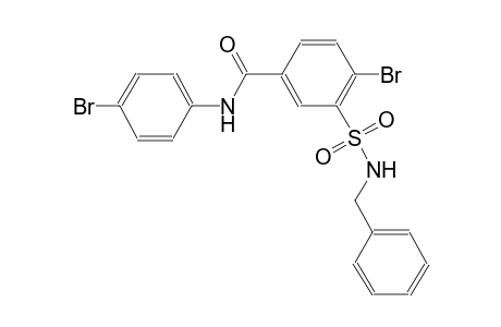3-[(benzylamino)sulfonyl]-4-bromo-N-(4-bromophenyl)benzamide