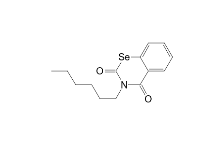 3-Hexyl-1,3-benzoselenazine-2,4-dione