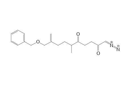9-Benzyloxymethyl-1-diazo-6-methyl-9-decen-2,5-dione