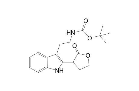 t-Butyl 2-[2'-(2"-oxotetrashydrofuranb-3"-yl)-1H-indol-3'-yl]-ethylcarbamate