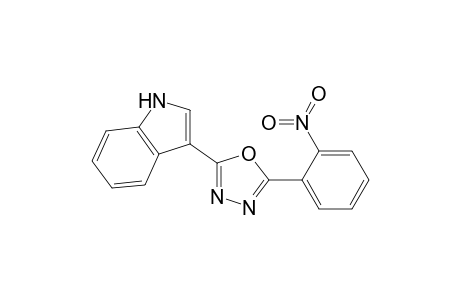 2-(nitrophenyl)-5-(3-indolyl)-1,3,4-oxadiazole
