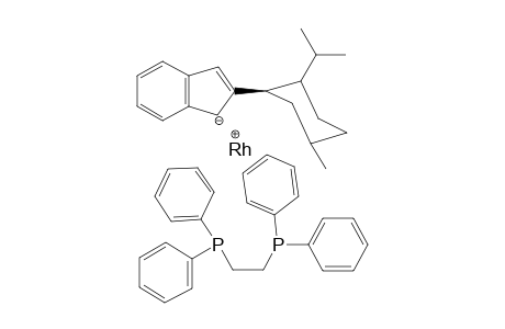 (+)-(eta-5-2-Menthylindenyl){eta-2-1,2-bis(diphenylphosphanyl)-ethane}rhodium(I)
