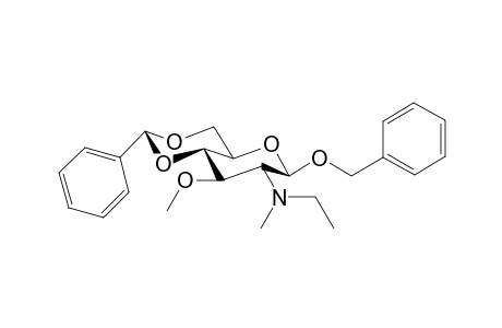 2-.beta.-Benzyloxy-3-(N-methyl,N-ethyl)amino-4-methoxy-6-phenyl-1,5,7-trioxabicyclo[4.4.0]decane