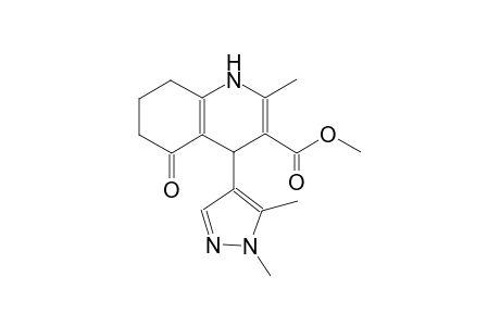 methyl 4-(1,5-dimethyl-1H-pyrazol-4-yl)-2-methyl-5-oxo-1,4,5,6,7,8-hexahydro-3-quinolinecarboxylate