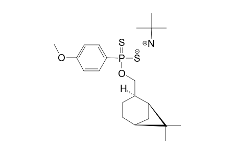 (1S,2S,5S)-(-)-MYRTANYL-4-METHOXYPHENYL-DITHIOPHOSPHONATE-TERT.-BUTYL-AMMONIUM-SALT