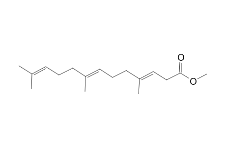 3,7,11-Tridecatrienoic acid, 4,8,12-trimethyl-, methyl ester, (E,E)-