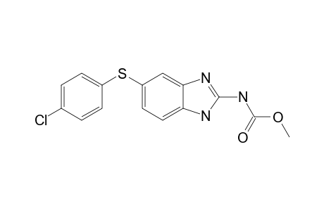 METHYL-5-(PARA-CHLOROPHENYLTHIO)-2-BENZIMIDAZOLECARBAMATE