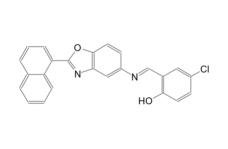 phenol, 4-chloro-2-[(E)-[[2-(1-naphthalenyl)-5-benzoxazolyl]imino]methyl]-