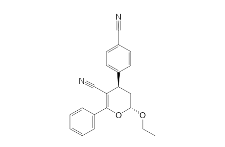 TRANS-(2RS,4RS)-4-(CYANOPHENYL)-2-ETHOXY-3,4-DIHYDRO-6-PHENYL-2H-PYRAN-5-CARBONITRILE