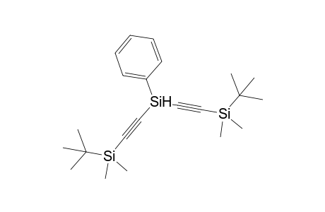 [Bis[2-(tert-butyl(dimethyl)silyl)ethynyl]silyl]benzene