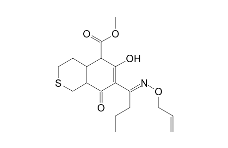 1H-2-Benzothiopyran-5-carboxylic acid, 3,4,4a,5,8,8a-hexahydro-6-hydroxy-8-oxo-7-[1-[(2-propenyloxy)imino]butyl-], methyl ester