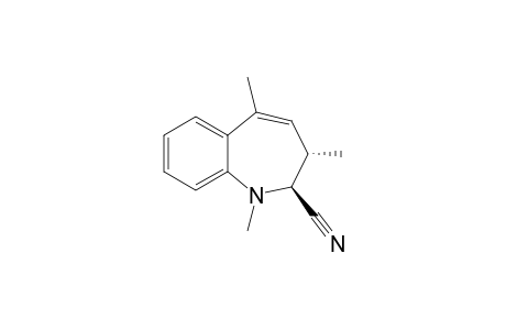 (2S,3S)-1,3,5-trimethyl-2,3-dihydro-1-benzazepine-2-carbonitrile