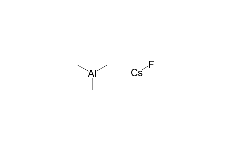 Cesium trimethylfluoro)aluminate