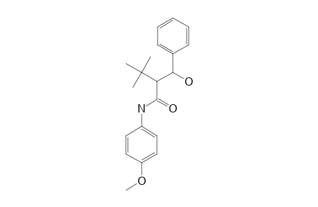 ERYTHRO-N-(4-METHOXYPHENYL)-2-TERT.-BUTYL-3-HYDROXY-3-PHENYLPROPANAMIDE