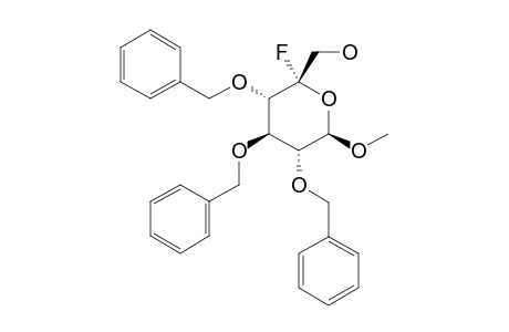 METHYL-2,3,4-TRI-O-BENZYL-5-FLUORO-BETA-D-GLUCOPYRANOSIDE