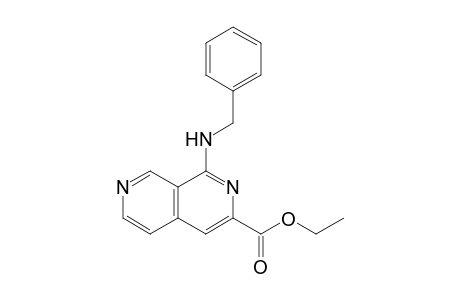 1-(benzylamino)-2,7-naphthyridine-3-carboxylic acid ethyl ester