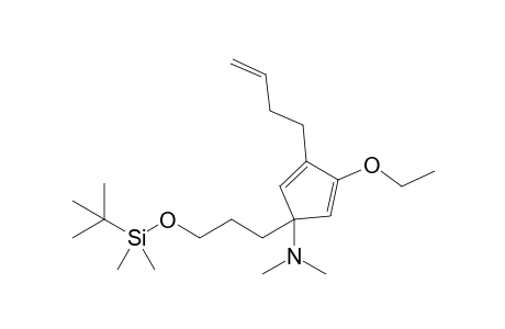 3-But-3-enyl-1-[3-[tert-butyl(dimethyl)silyl]oxypropyl]-4-ethoxy-N,N-dimethyl-1-cyclopenta-2,4-dienamine