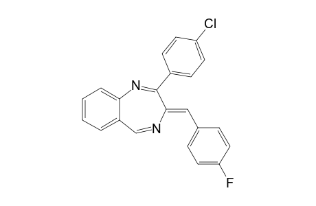 2-(4-Chlorophenyl)-3-(4-fluorobenzylidene)-3H-1,4-benzodiazepine