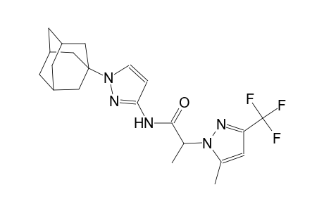 N-[1-(1-adamantyl)-1H-pyrazol-3-yl]-2-[5-methyl-3-(trifluoromethyl)-1H-pyrazol-1-yl]propanamide