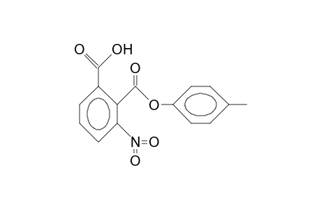 3-Nitro-2-(4-methyl-phenoxy-carbonyl)-benzoic acid