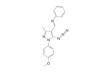 5-AZIDO-1-(PARA-METHOXYPHENYL)-3-METHYL-4-(N-PHENYLIMINOMETHYL)-PYRAZOLE