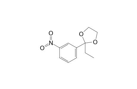 2-Ethyl-2-(3-nitrophenyl)-1,3-dioxolane