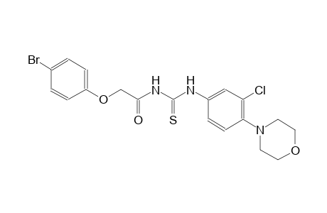 N-[(4-bromophenoxy)acetyl]-N'-[3-chloro-4-(4-morpholinyl)phenyl]thiourea