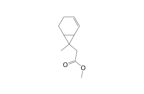Methyl exo-7-methylbicyclo(4.1.0)hept-2-en-endo-7-acetate