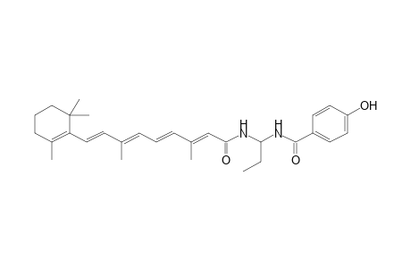 {(2E,4E,6E,8E)-[3,7-Dimethyl-9-(2,6,6-trimethyl-1-cyclohexenyl)nona-2,4,6,8-tetraenoylamino]}-(3-butylamino-4-hydroxy)phenylamide