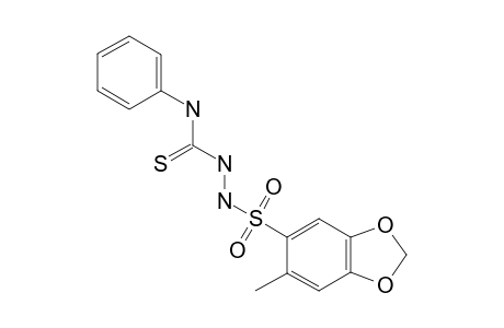 6-METHYL-3,4-METHYLENEDIOXY-PHENYLSULFONYL-N-PHENYL-THIOSEMICARBAZIDE