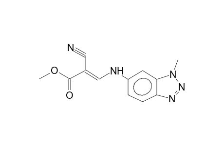 (E)-1-METHYL-6-(2-CARBOMETHOXY-2-CYANOVINYLAMINO)BENZO-1,2,3-TRIAZOLE