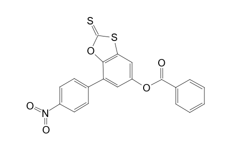 Benzoic acid, 7-(4-nitrophenyl)-2-thioxo-2H-benzoxathiol-5-yl ester