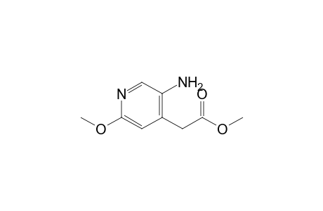 2-(5-amino-2-methoxy-4-pyridinyl)acetic acid methyl ester